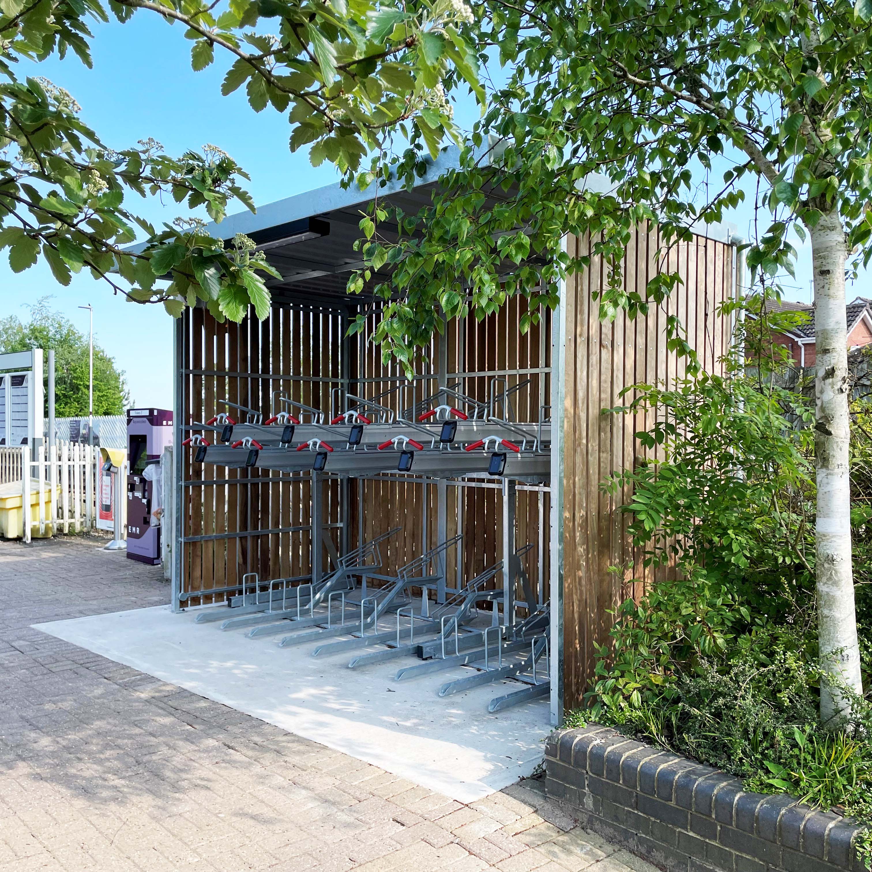 Uttoxeter Station Cycle Storage
